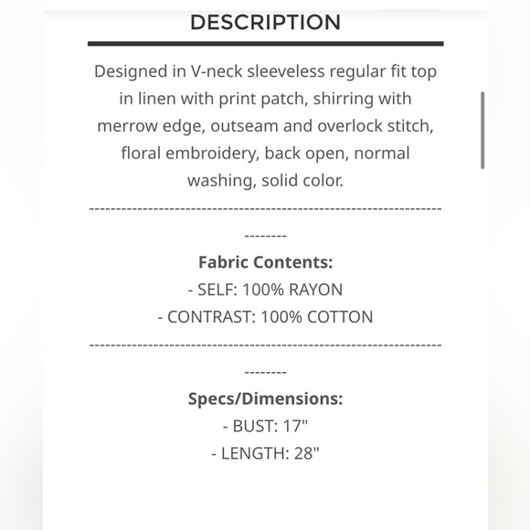 BP214-4🧡POL pretty peach+white tiered tunic w/amazing floral details! Perfect! - Picture 6 of 6